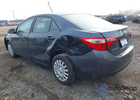 2017 Toyota Corolla Le z USA, uszkodzony, nr VIN 2T1BURHEXHC802333